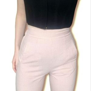 Vintage gingham pants